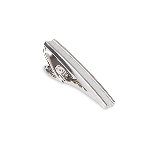 Kenneth Cole REACTION Men's Classic Tie Clip, Silver 2, One Size