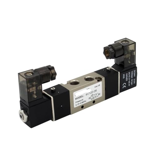 Électrovanne pneumatique 4V120-06 commande de vérin sans fuite d'air avec raccords 8mm