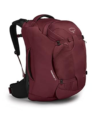 Osprey Fairview 55L Women's Travel Backpack, Zircon Red