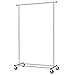 Produktbild Yaheetech Kleiderständer Metall Garderobenständer auf Rollen Kleiderstange längenverstellbar Wäscheständer belastbar bis 90 kg