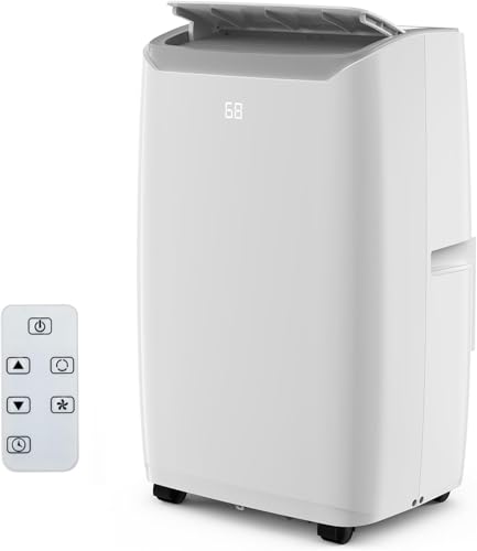 Image of Garvee 12000Btu Portable Air Conditioner with Cooling /Dehumidify /Fan Mode Cools up to 550 Sq.Ft, 3 in-1 Quiet Portable AC Unit 3 Speed, Auto Swing, 24H Timer for Large Room