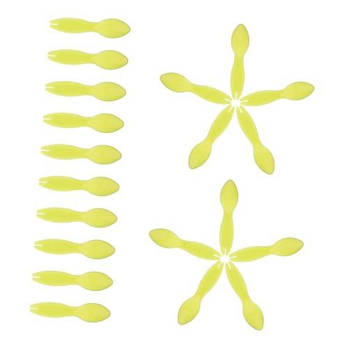 Toyvian 20pezzi Cucchiaio Per Kiwi in Plastica Pelapatate Per Kiwi Multiuso Utensili Da Cucina Per Scavare Frutta Sbucciatore Per Mango e Melone Pratico Per Amanti Della Frutta