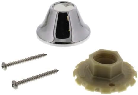 Shower WallNut Arm Adapter w/Escutcheon (Chrome)