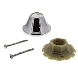 Shower WallNut Arm Adapter w/Escutcheon (Chrome)