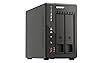 Qnap TS-253E 8G, 2 bay NAS (Intel® Celeron® J6412 4 core/4 thread, Turbo fino a 2,6 GHz, Dual 2,5 GbE) 8 TB bundle con dischi rigidi WD RED Plus da 4 TB