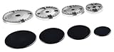 For SABAF Gas Stove Burner Cap And Lid Replacement Kit For Cooktop Parts And Accessories(Flat)