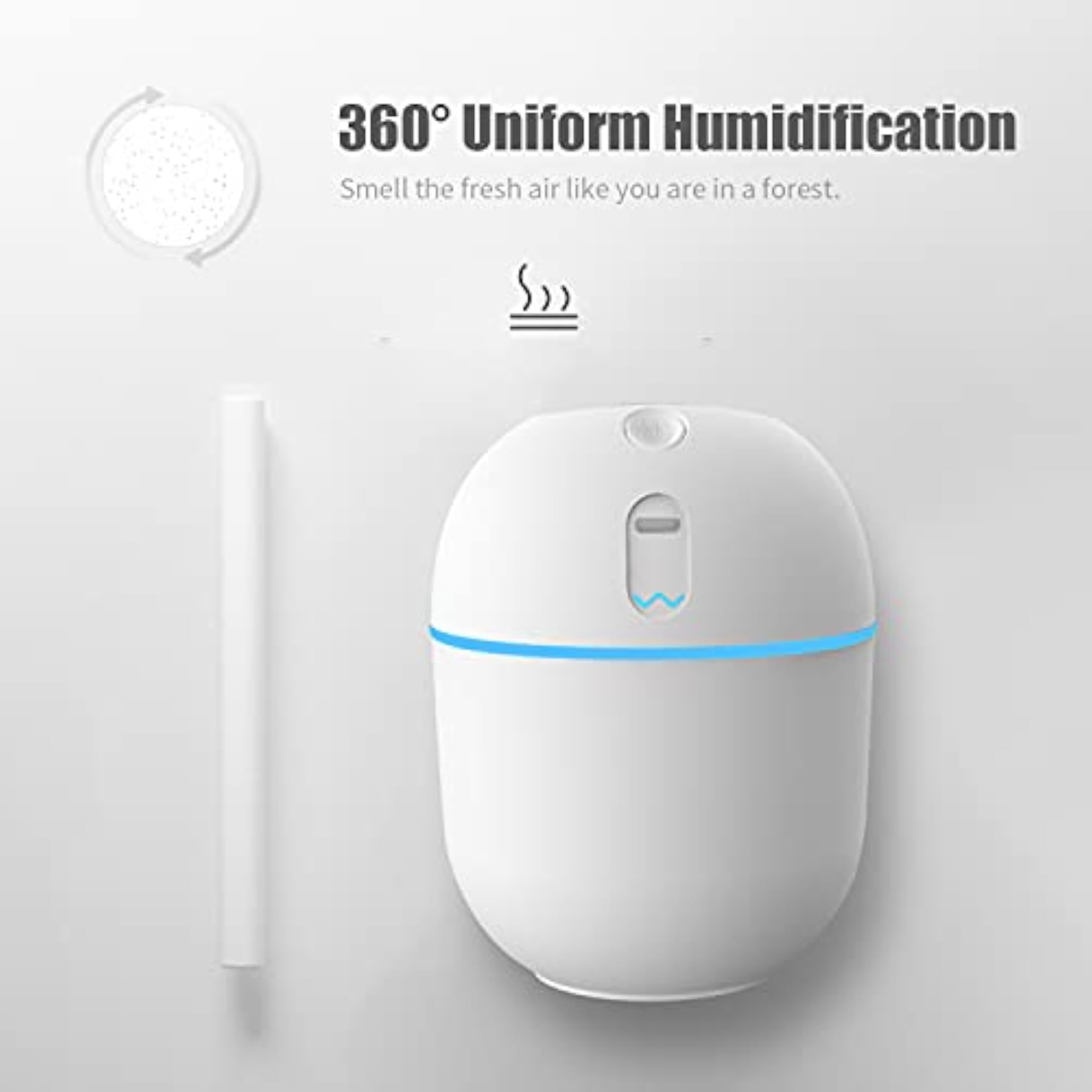 220mL Colorful LED Essential Oil Diffuser