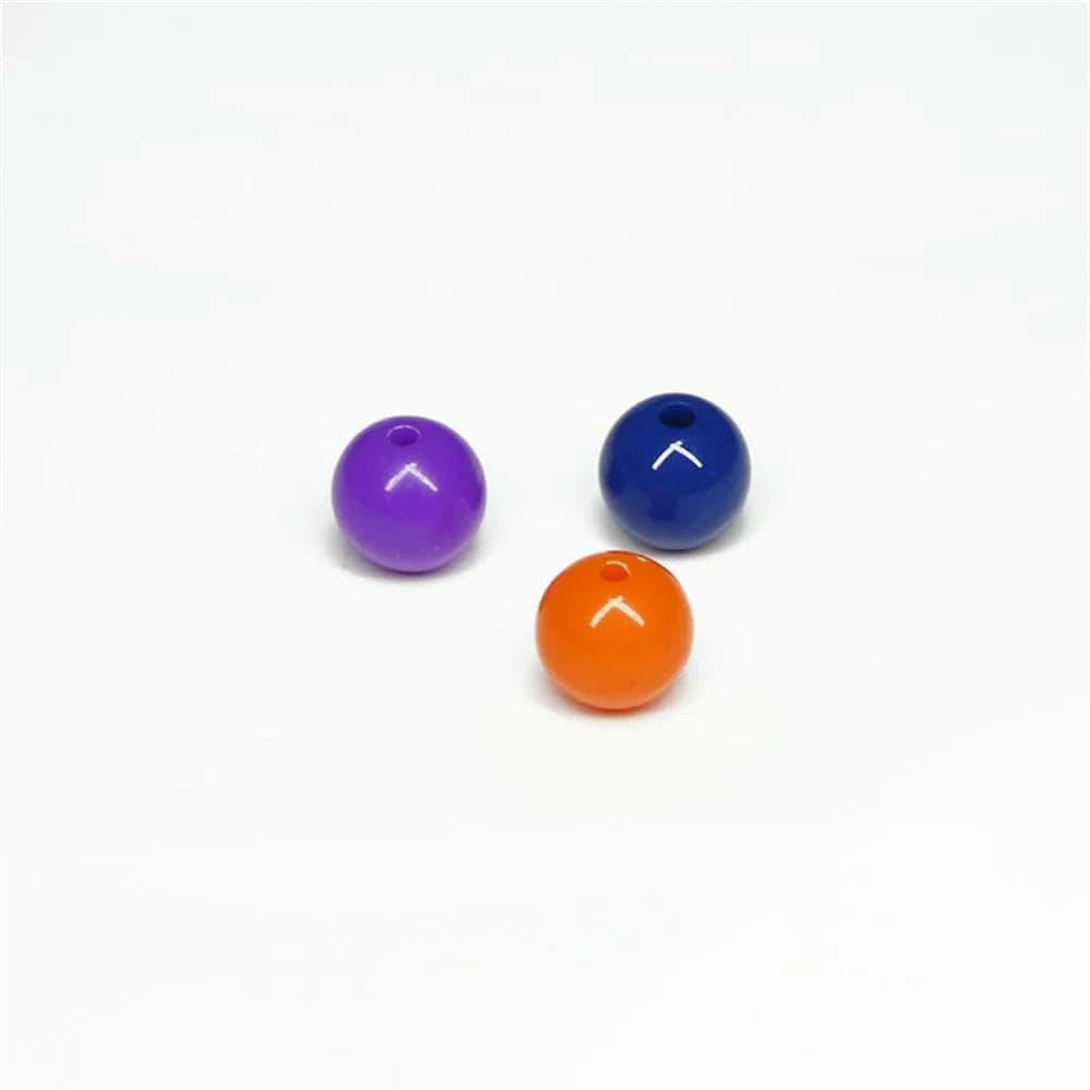 Bolas sueltas de 500 g de cuentas redondas de acrílico de color caramelo de 3 a 12 mm, cuentas espaciadoras para costura y fabricación de joyas, color rosa, 4 a 3,0 mm, 500 g