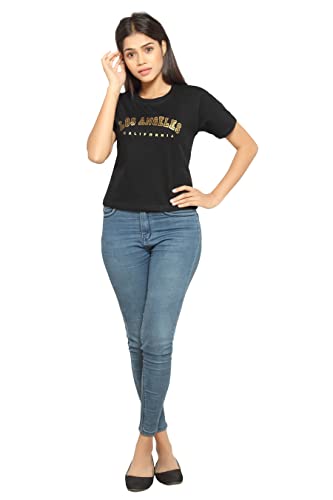 Image of MIST N FOGG Casual Printed Womens Crop Tops