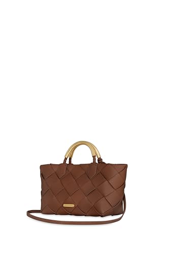 Rebecca Minkoff Frankie Woven MINI Tote, Tawny2