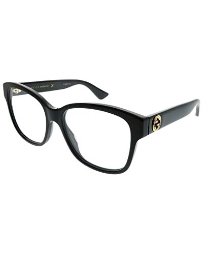 Gucci Square Eyeglasses GG0038O 001 Black 54mm 0038