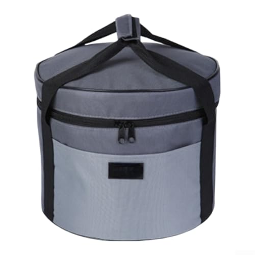 Round Camping Cookware Bag 14L Oxford Storage Case
