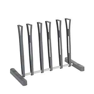 WENKO Laarzenrek Ares, schoenenrek voor 3 paar laarzen, voor ruimtebesparende opslag, metaal, 60 x 45 x 29 cm, wit