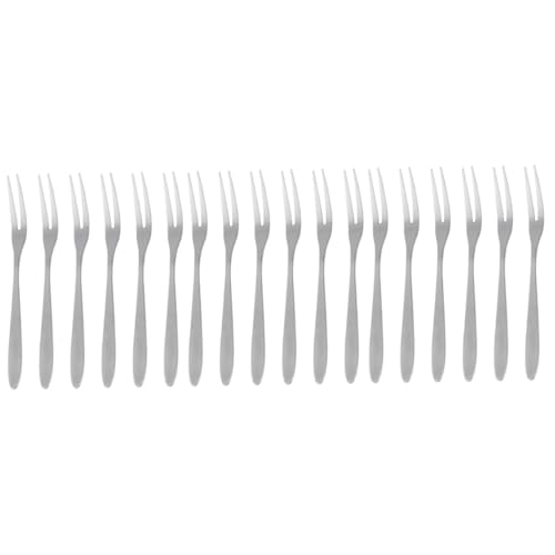 LIFKOME 15piezas Tenedores De Inoxidable Elegantes Tenedores Para Frutas Tartas y Aperitivos Para Lavavajillas Para y Restaurantes