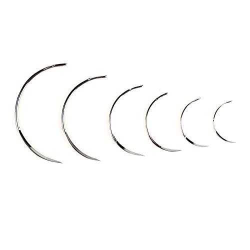 Leizeng 10Pcs Veterinary Suture Needles For Animal Surgical Needle And Fur Sew Tool 1028 #TOP3