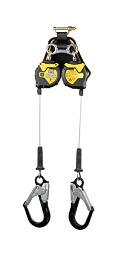 Werner R413008LE-R 8' Bantam Twinleg Leading Edge SRL with Aluminum Rebar Hook