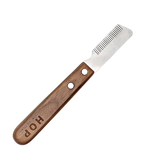 YIYIYI Dog Plucking Comb Pet Hair Removal Comb with Wooden Handle and Hanging Hole Pet Hair Remover Pluck Excess Undercoat Accessories Canine Defeathering Comb YIYIYI Dog Plucking Comb Pet Hair Removal Comb with Wooden Handle and Hanging Hole Pet Hair Remover Pluck Excess Undercoat Accessories Canine Defeathering Comb
