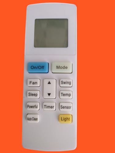 Image of Sanavya AC Remote Control - Compatible Replacement for Split & Window Air Conditioners - Replicates Genuine Remote Functions (O General Ac Remote 222)