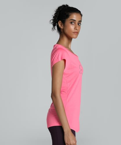 Image of Puma Run Graphic AOP SS Polyester Regular Fit Womens T-Shirt