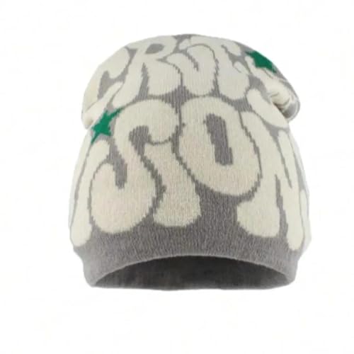 Hasdnker Berretti in Maglia Cappelli Cappellini Berretti Cappello Berretto Jacquard - Lavorato A Maglia alla Moda, Comodo per Viaggi, Sport E Abbigliamento - Perfetto da Abbinare Ai Tuoi Outfit Pre