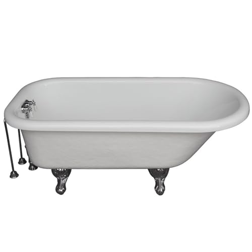 Maykoosh 67-Inch Acrylic Clawfoot Tub