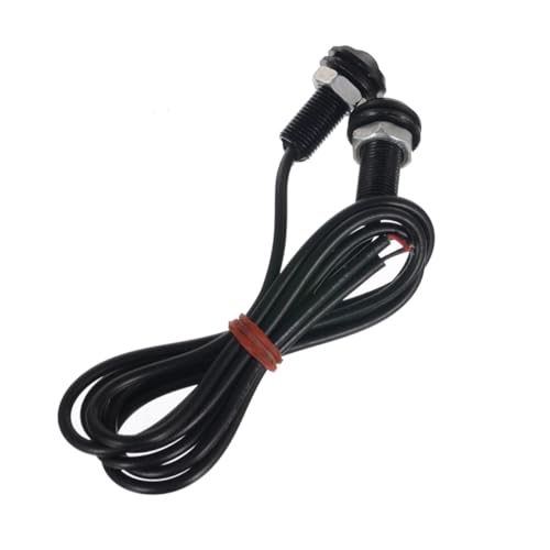 MUELODSIC Ampoules Led Œil D'aigle 18 Mm 2 Pièces 12 v Étanches Pour Feux De Brouillard Et Feux De Recul Voiture Moto Éclairage Solide