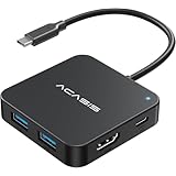 ACASIS USB-C ハブ 6 in1 マルチポートUSB ハブ 4K@60Hz HDMI出力 Type-C 100W PD急速充電 10Gbps 高速データ転送 Type-Cアダプター 3*USB 3.0ポート Window/MacOS/linux/IOS/Android Mac Pro/Air/iPad Pro/Mac Mini/Surface Pro/XPS/ノートパソコンなど対応