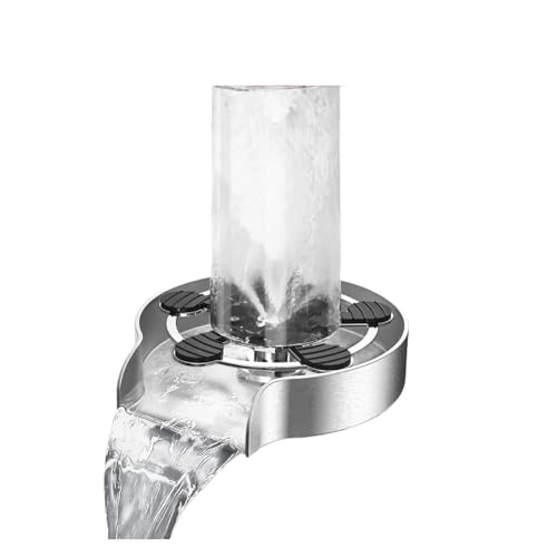 Enjuagador de vasos de acero inoxidable for fregadero de cocina, limpiador de vasos a alta presión, lavavasos automático, grifo de cocina, herramientas for lavar botellas