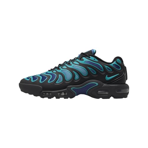 Nike Air Max Plus Drift Men's Shoes (FD4290-011, Black/Deep Royal Blue/Baltic Blue) Size 11.5