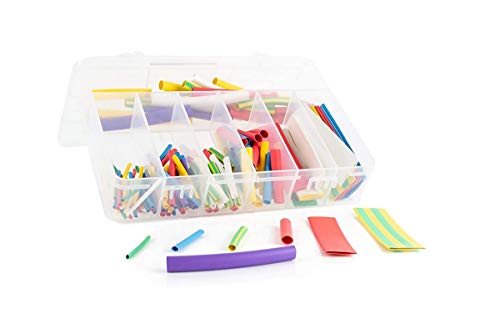 Gaine thermorétractable Hongshang H-2(Z) colorée en kit de 127 pièces au ratio 2:1