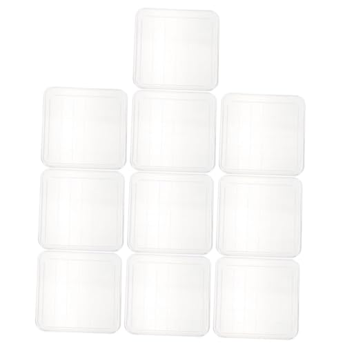 KICHOUSE 10 Pack of Cell Culture Plates Lightweight Petri Dishes for Lab Use Smooth Surface Plastic Small Size for Biology Experiments