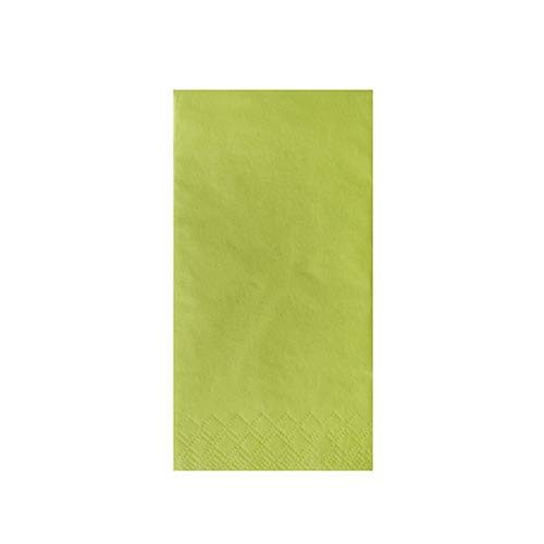 Papstar - 4 servilletas de 250 unidades, 3 pliegues plegados 1/8, 33 x 33 cm, color verde