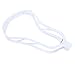 ZJchao High Strength Nylon Lacrosse Head Unstrung Lacrosse Stick Head Replacement for Competition Sports Training (White)
