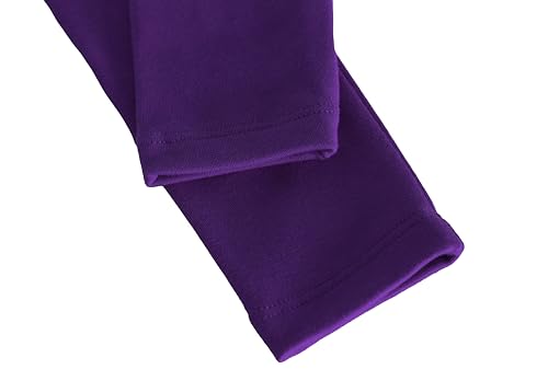 Image of Lilax Girls' Basic Long Sleeve Turtleneck Cotton T-Shirt