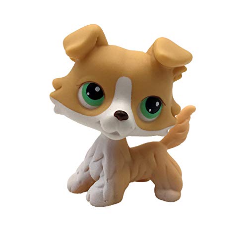 Mini Pet Shop. LPS #272 Collection Mini PET Shop Yellow Colly Collie Dog Rare Toy.