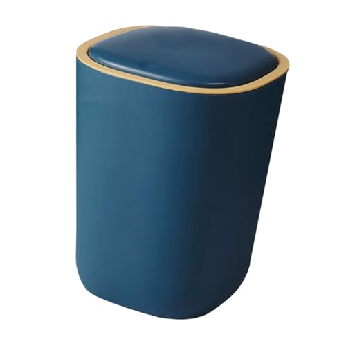 Tapa útil para bote de basura compacto para cocina y baño