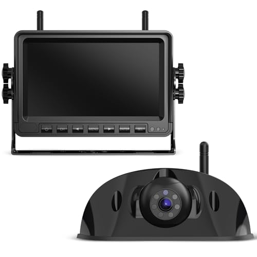 eRapta RV Backup Camera 1080P Wireless Plug and Play: Pre-Wired for Furrion, Infrared Night Vision, Wide-Angle Rear Camera, 7