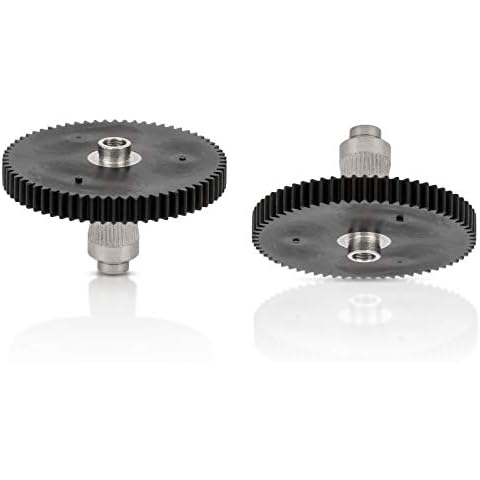 Jubaopen 2 Stück 3D-Drucker Extruderteile Tita Aero Extruder Edelstahl Präzisionsgefrästes Hobb-Lagerzahnrad für 1,75 mm Prusa i3 MK2 Ultimate Artillery Sidewinder (Schwarz) Cover