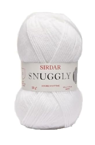 Sirdar Snuggly DK Double Knitting, White (251), 50g