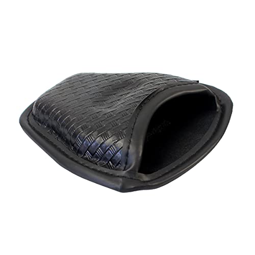 ROCOTACTICAL Estojo de punho aberto para cinto de aplicação da lei, capa única de algema de trama de