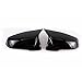 for BMW X1 F48 F49, X2 F39, 1 series F40, 2 series F44, Z4 G39 for Toyota Supra Replacement M Look Style Caps Side Mirror Cover (Bright Black)