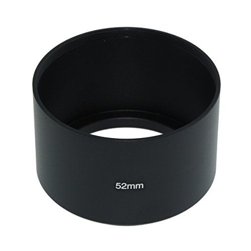 Capuchón para lente SIOTI de 52 mm, tratamiento anti-reflejo mate y oxidación, aleación de aluminio, incluye tapa para lente de 58 mm, compatible con lentes de cámara Sony, Canon, Nikon, Fuji, etc. de más de 85 mm miniatura 2