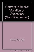 Careers in Music: Vocation or Avocation 0022930507 Book Cover