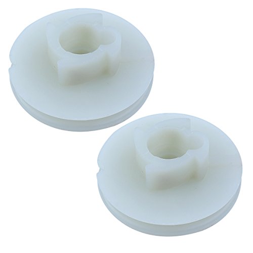 Haishine 2Pcs Poulie de démarreur à rappel pour Husqvarna 50 51 55 EU1 Rancher EPA tronçonneuse 505303735, 5053037-35 New & Parts Cover