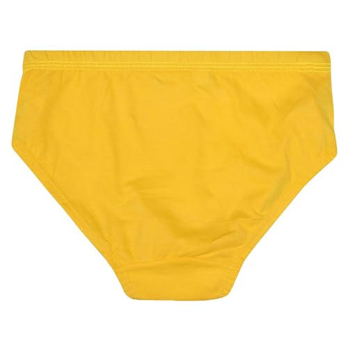 Image of DChica Essentials Cotton Panties for Girls, Comfortable Mid-Waist Hipster Panty with Stretchable Soft Inner Elastic, Full Coverage Breathable Briefs (Multicolor) Solid & Printed