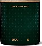 Skandinavisk Skog 'Forest' Scented Candle with 2 Wicks. Fragrance Notes: Pine Needles and Fir Cones, Birch Sap and Lily of The Valley. 400 g