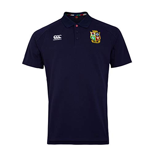 Canterbury British And Irish Lions Pique Polo Shirt - Peacoat, Large