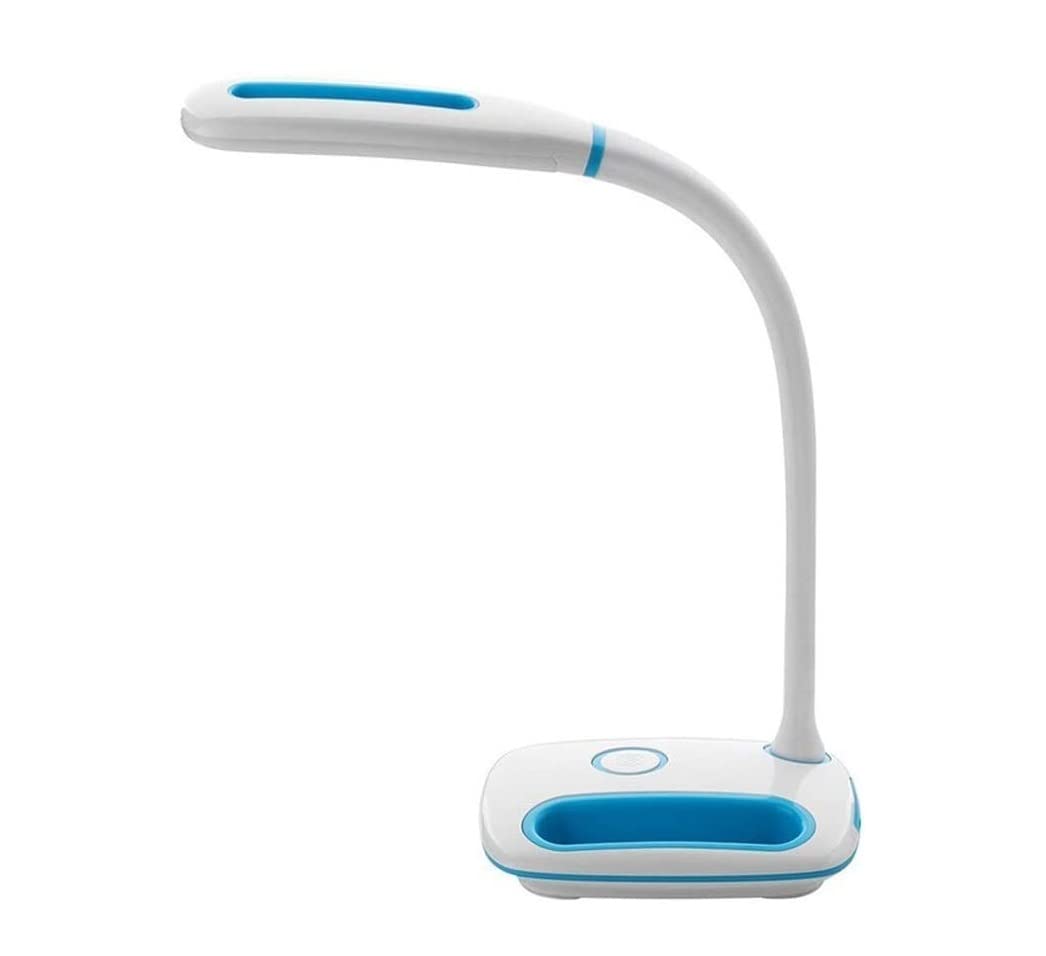 Lampada da Tavolo/Comodino Dimmerabile per Soggiorno e Camera da Letto, con Ricarica Usb, Controllo Touch e Braccio Flessibile, Proteziper Gli Occhi, Ideale per Studenti e Bambini (Viola)./Blu/un