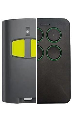 Dotato di quattro pulsanti, questo telecomando consente di controllare due ingressi separati o aprire e chiudere una porta con un solo pulsante.