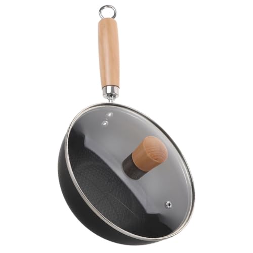 Sartén Wok de Hierro Fundido 24cm con Tapa miniatura 1